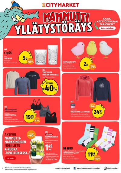 K-Citymarket tarjouslehti viikolta 12 sivu 2