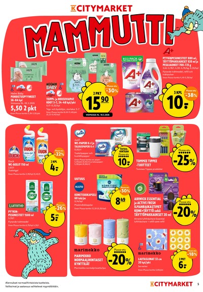 K-Citymarket tarjouslehti viikolta 12 sivu 5
