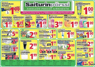 Saiturin Pörssi tarjouslehti viikolta 12 sivu 1