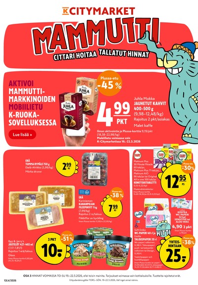 K-Citymarket tarjouslehti viikolta 12 sivu 1