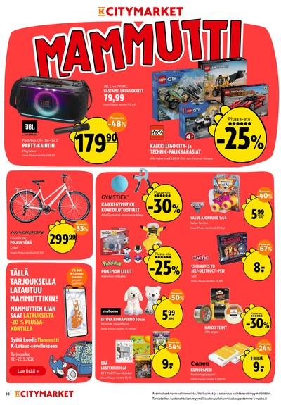 K-Citymarket tarjouslehti viikolta 12 sivu 10
