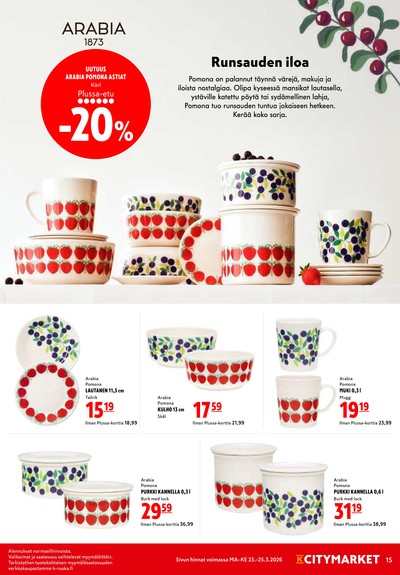 K-Citymarket tarjouslehti viikolta 13 sivu 15