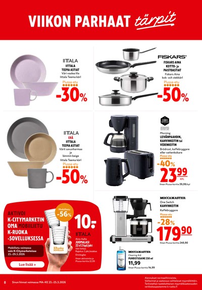 K-Citymarket tarjouslehti viikolta 13 sivu 8