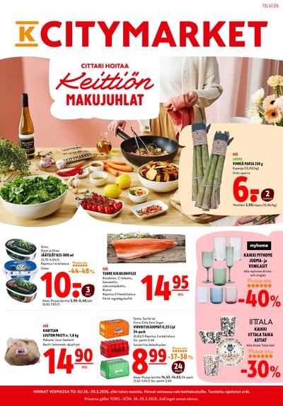 K-Citymarket tarjouslehti viikolta 13 sivu 1