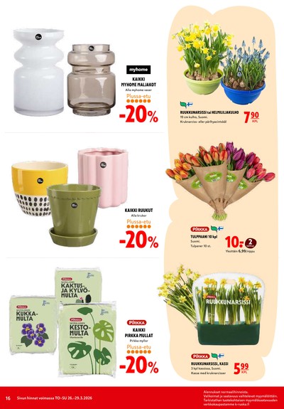 K-Citymarket tarjouslehti viikolta 13 sivu 16