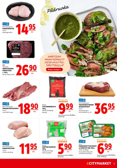 K-Citymarket tarjouslehti viikolta 13 sivu 5