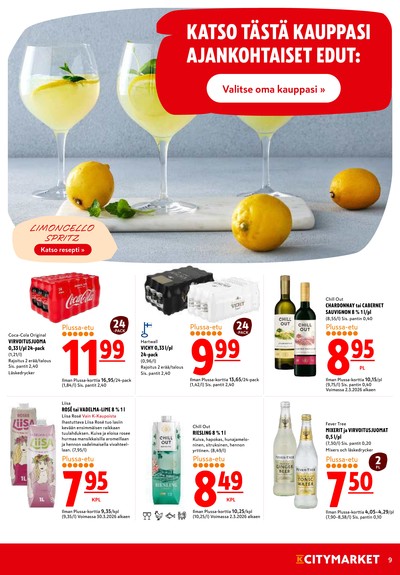K-Citymarket tarjouslehti viikolta 14 sivu 9