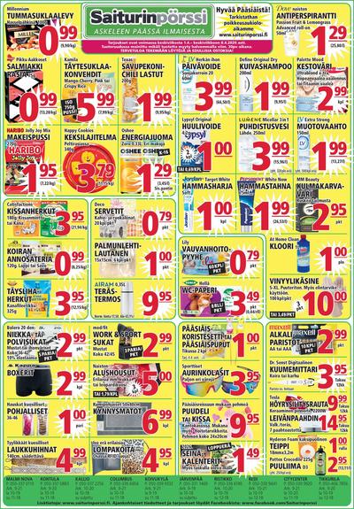 Saiturin Pörssi tarjouslehti. Voimassa: 02/04/26 - 08/04/26
