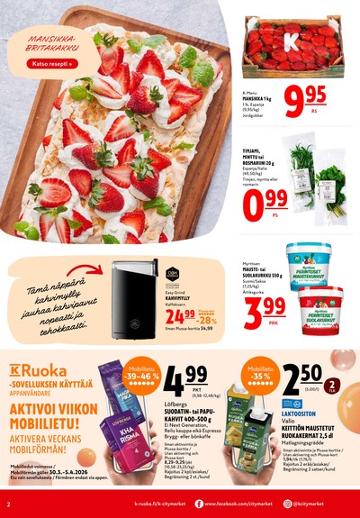 K-Citymarket tarjouslehti viikolta 14 sivu 2