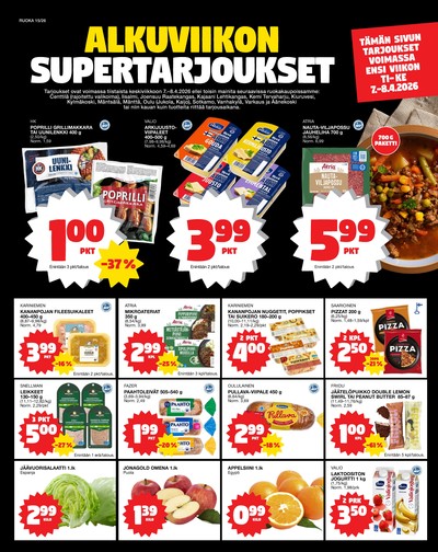 Tokmanni tarjouslehti. Voimassa: 07/04/26 - 08/04/26