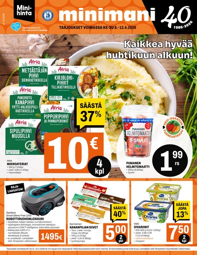 Minimani tarjouslehti viikolta 15 sivu 1