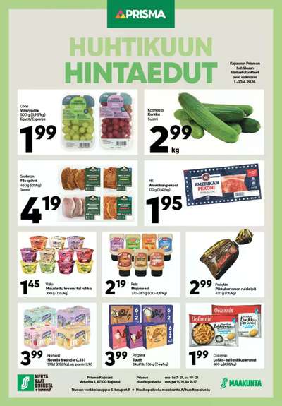 Prisma region tarjouslehti viikolta 16 sivu 1