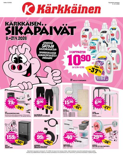 Kärkkäinen tarjouslehti. Voimassa: 08/04/26 - 21/04/26