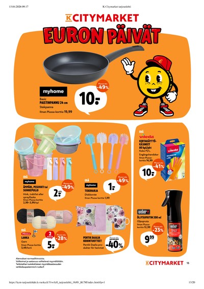 K-Citymarket tarjouslehti viikolta 16 sivu 13