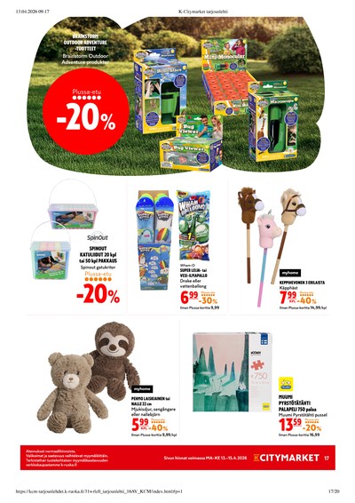 K-Citymarket tarjouslehti viikolta 16 sivu 17