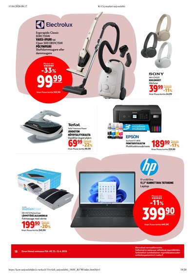 K-Citymarket tarjouslehti viikolta 16 sivu 18