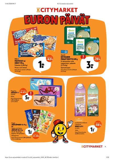 K-Citymarket tarjouslehti viikolta 16 sivu 5