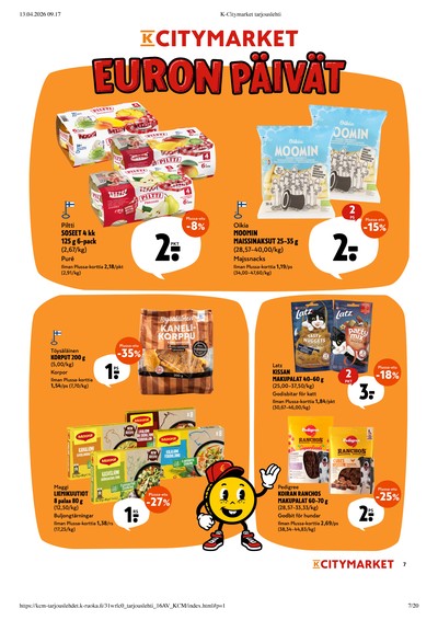 K-Citymarket tarjouslehti viikolta 16 sivu 7