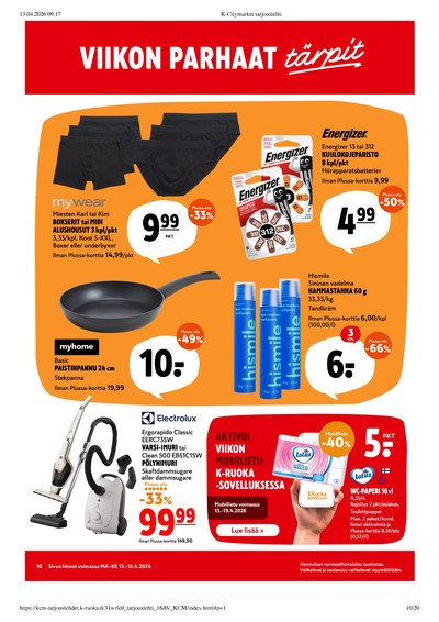 K-Citymarket tarjouslehti viikolta 16 sivu 10
