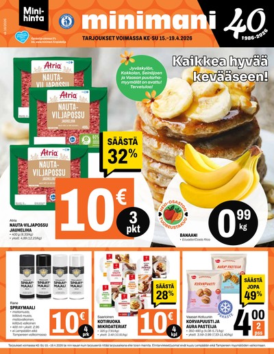 Minimani tarjouslehti viikolta 16 sivu 1