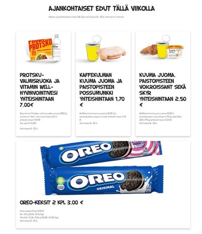 Alepa tarjouslehti. Voimassa: 15/04/26 - 21/04/26
