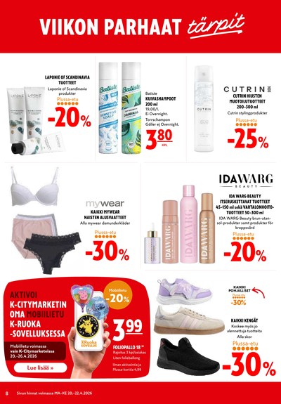 K-Citymarket tarjouslehti viikolta 17 sivu 8