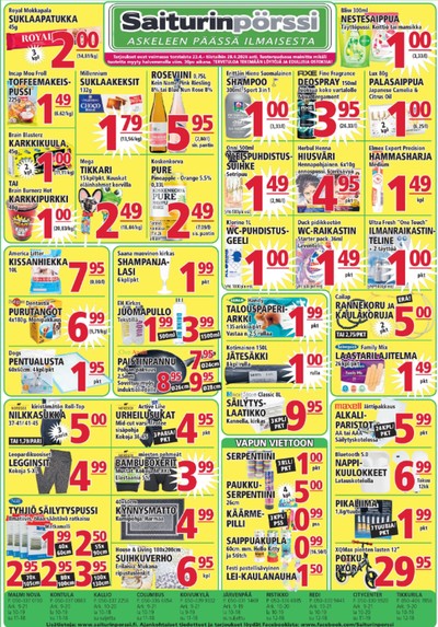 Saiturin Pörssi tarjouslehti viikolta 17 sivu 1