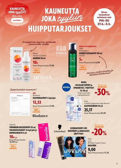 K-Citymarket tarjouslehti viikolta 18 sivu 5
