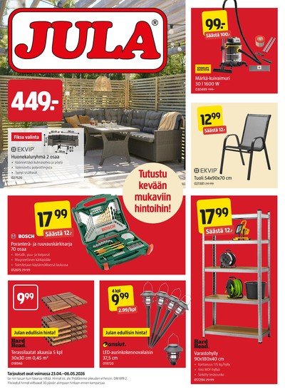 Jula tarjouslehti viikolta 18 sivu 1