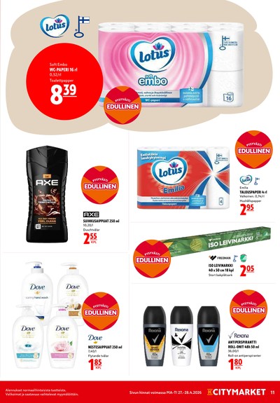 K-Citymarket tarjouslehti viikolta 18 sivu 11