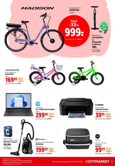 K-Citymarket tarjouslehti viikolta 18 sivu 17