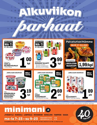 Minimani tarjouslehti viikolta 18 sivu 1