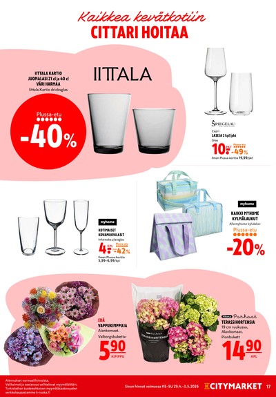 K-Citymarket tarjouslehti viikolta 18 sivu 17