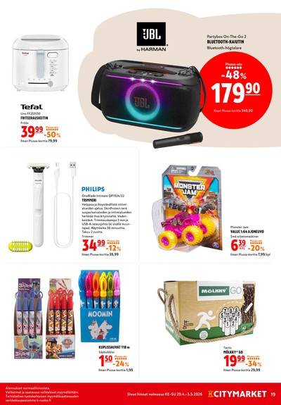 K-Citymarket tarjouslehti viikolta 18 sivu 19