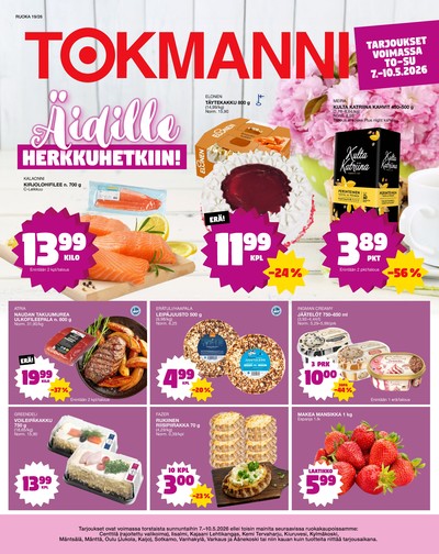 Tokmanni tarjouslehti viikolta 19 sivu 1