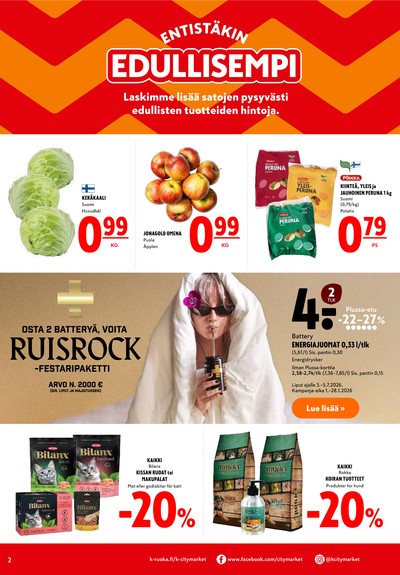 K-Citymarket tarjouslehti viikolta 2 sivu 2