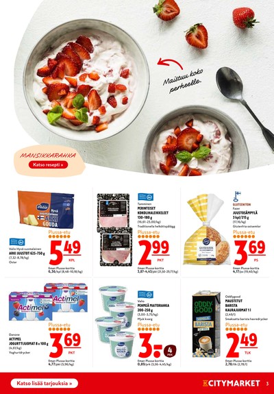 K-Citymarket tarjouslehti viikolta 2 sivu 3