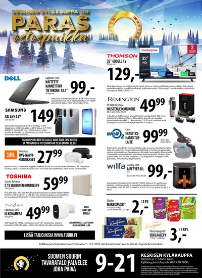 Keskinen tarjouslehti. Voimassa: 07/01/26 - 13/01/26