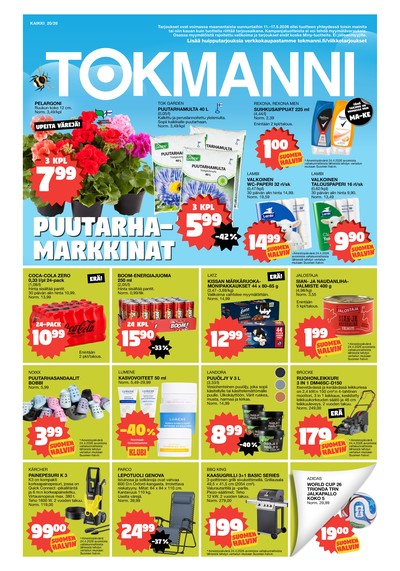 Tokmanni tarjouslehti viikolta 20 sivu 1