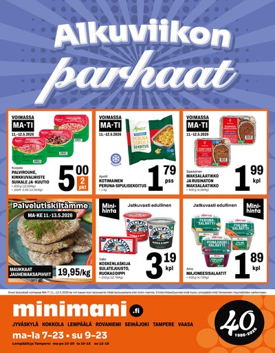 Minimani tarjouslehti viikolta 20 sivu 1