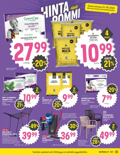 Halpa Halli tarjouslehti viikolta 20 sivu 13