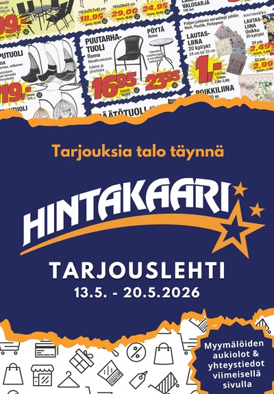 Hintakaari tarjouslehti. Voimassa: 13/05/26 - 20/05/26