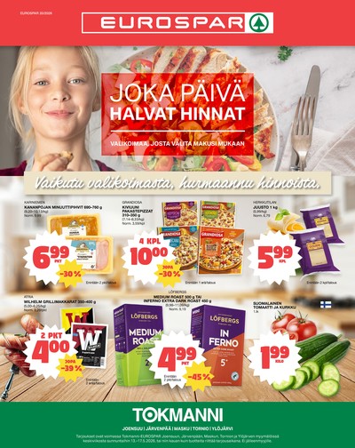 Tokmanni tarjouslehti. Voimassa: 13/05/26 - 17/05/26