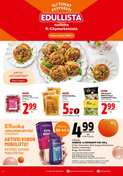 K-Citymarket tarjouslehti viikolta 22 sivu 2