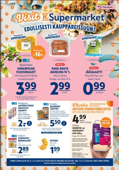 K-Supermarket tarjouslehti viikolta 22 sivu 1