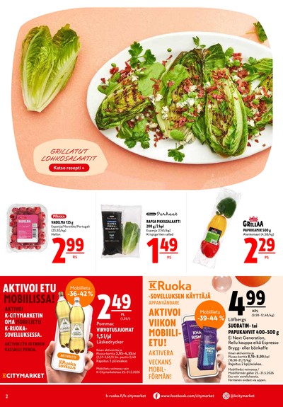 K-Citymarket tarjouslehti viikolta 22 sivu 2