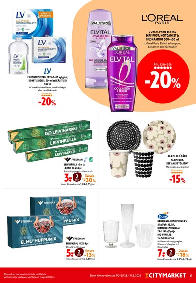 K-Citymarket tarjouslehti viikolta 22 sivu 11