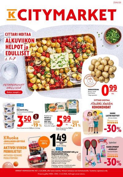 K-Citymarket tarjouslehti viikolta 23 sivu 1