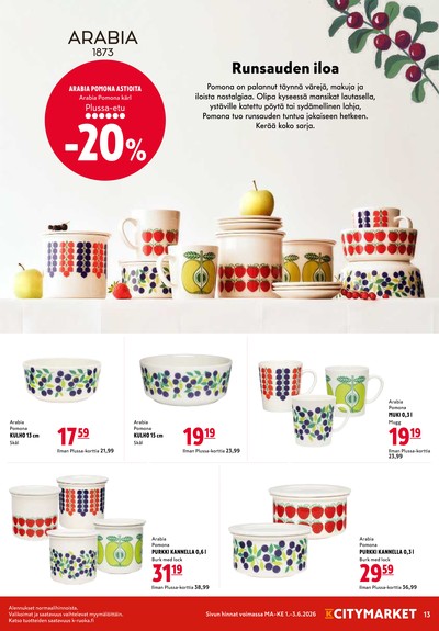 K-Citymarket tarjouslehti viikolta 23 sivu 13