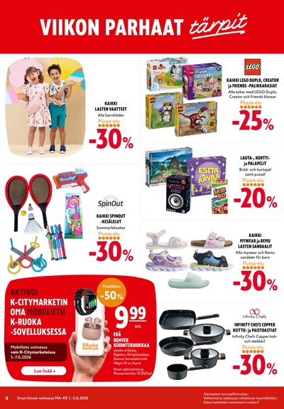 K-Citymarket tarjouslehti viikolta 23 sivu 8